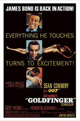 James Bond Goldfinger Poster 24X36