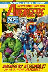 The Avengers 100th Comic Cover Poster 24X36