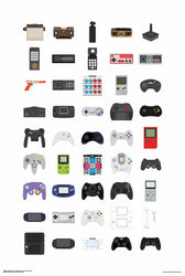 Video Game Controllers (24X36) - P1453