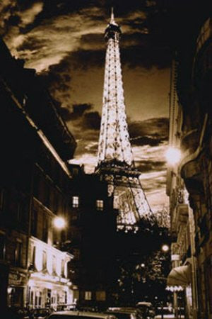 Paris at Night - Eiffel Tower" (24x36) - ARC00007