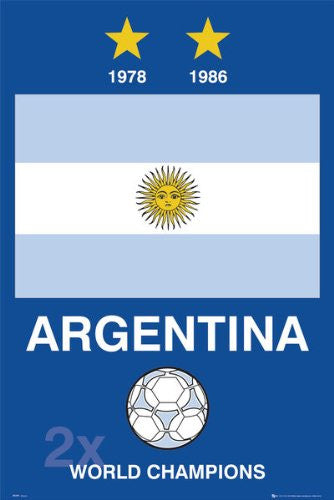 SPT44517 Argentina World Champions 24X36