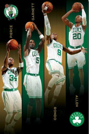 SPT35668" Boston Celtics - Four" (22 X 34)