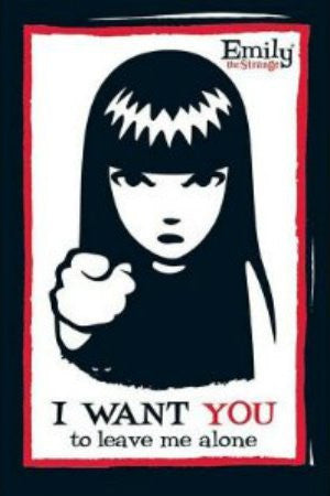 ILL00014 "Emily the Strange - I Want You" (24 X 36)