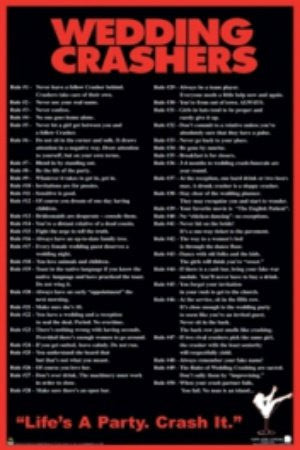 FLM00448" Wedding Crashers - '50 Rules'" (24 X 36)
