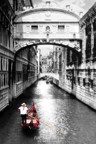 Venice Canal Boat Ride (24x36) - ARC32645