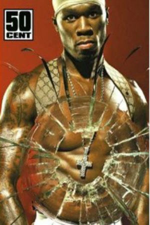 RAR31017" 50 Cent - 'Broken Glass' (24 X 36)