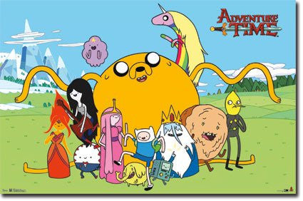 FLM56050 Adventure Time - Group (22 X 34)