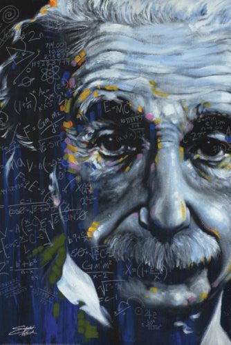 Stephen Fishwick - It's All Relative" (Einstein) (18x24) - CANV00012