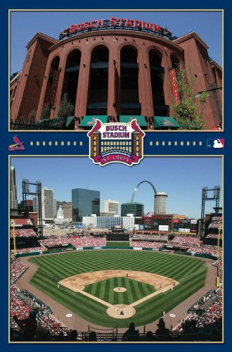 SPT33359 St. Louis Cardinal - Busch Stadium 24x36