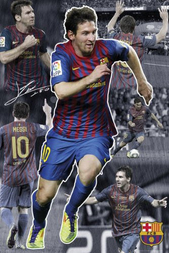 SPT33324 Barcelona - Messi Collage (24 X 36)