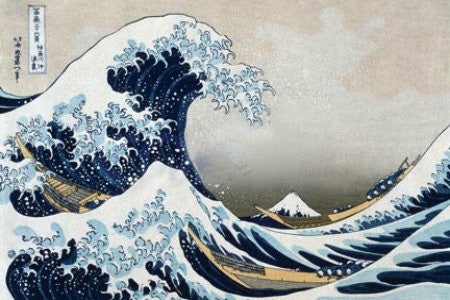 FAR90010 Great Wave - Hokusai, Katsushika -  24x36