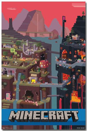 Minecraft (24x36) - KID90002 – GLOBAL PRINTS