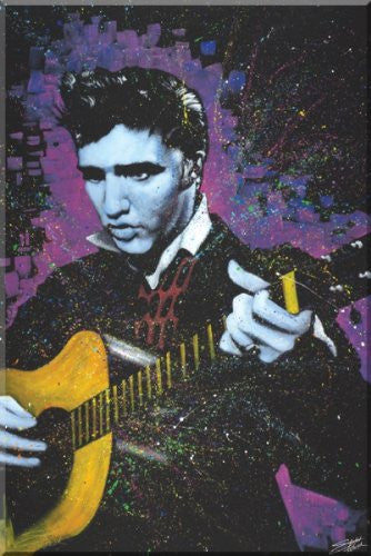 Stephen Fishwick - "The Young King - Elvis Presley"(18x24) - CANV00017
