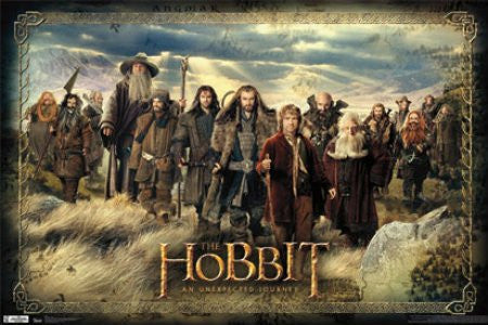 FLM56048 "The Hobbit - Group" (22 X 34)