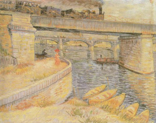 FAR31084 Van Gogh, V. - 'The Asnieres Bridge' (23 X 31)