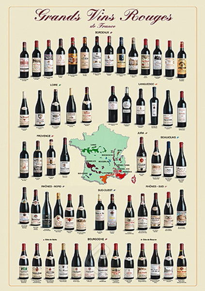 Wines of France HMR04700 (24 X 36)