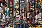 Illustrated Time Square - FAR01140