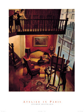 Juarez Machado - "Atelier in Paris" (11x14) - FAR61013