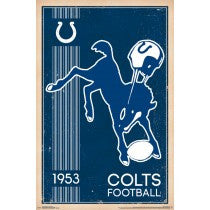 Indianapolis Colts Logo (Retro) (24x36) - SPT13175