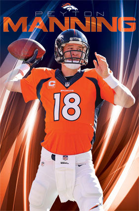 Peyton Manning (Denver Broncos) (24x36) - SPT13630