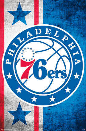 Philadelphia 76ers Logo (24x36) - SPT14495