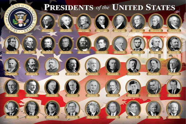 US Presidents - 36X24 Inch Poster