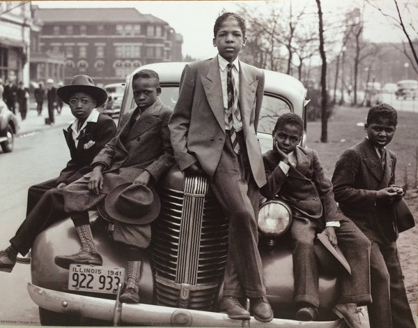 Russell Lee - 'Sunday Best, Southside Chicago Boys' (24x36) - BAW90003