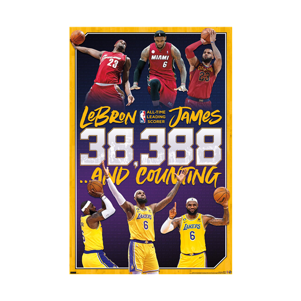 Lebron James All Time Leading Points Scorer – GLOBAL PRINTS