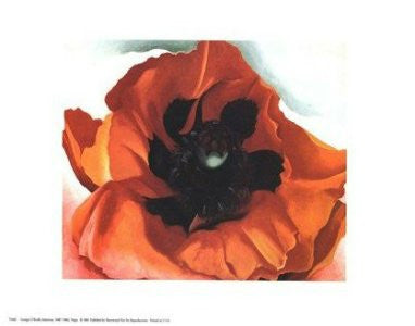 Georgia O'Keeffe - "Poppy 1927" (11 X 14) - FAR00313