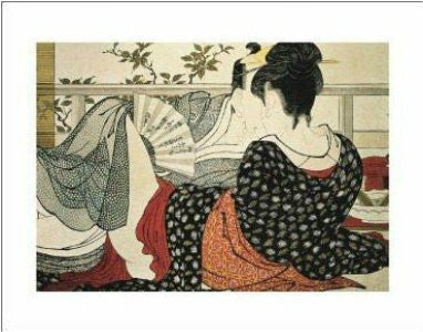 Kitagawa Utamaro - 'The Lovers' (11x14) - FAR00920