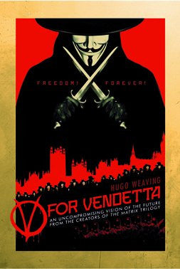 V for Vendetta (Style B) (24x36) - FLM91076
