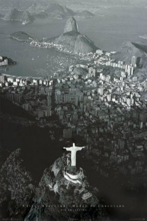 Rio De Janeiro (B&W) (24x36) - BAW00024
