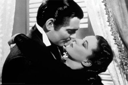 FLM04240" Gone With The Wind - Be Kissed" (24 X 36)