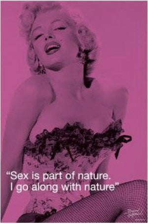 Marilyn Monroe - Sex Quote (24x36) - FAR10024
