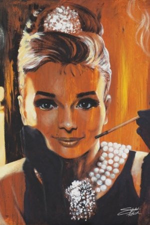 Stephen Fishwick - "Audrey Hepburn" (24x36) - PIN56001