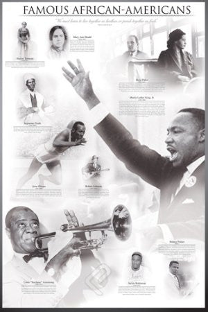 ISP57010 "Famous African-Americans - Famous African-Americans" (24 x 36)