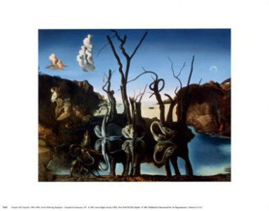 FAR32440" Salvador Dali - Swans Reflecting Elephants" (11 X 14)