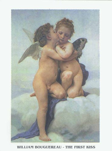FAR32194 Bouguereau - 'The First Kiss' (20 X 28)