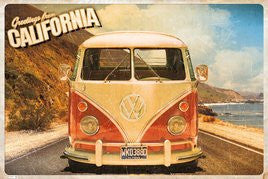 VW Camper Cali Postcard (24x36) - SPT90087