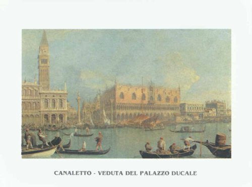 FAR31288 Canaletto - 'View of the Ducal Palace' (23 X 31)