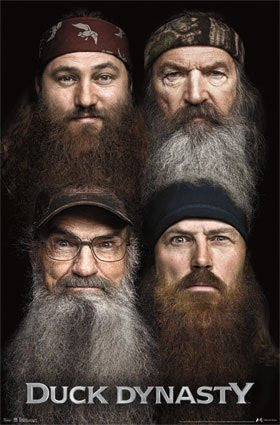 FLM91022 Duck Dynasty Beards 24x36