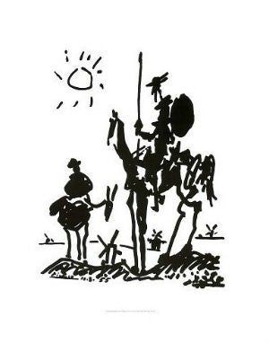 FAR00864" Pablo Picasso - Don Quixote" (11 X 14)