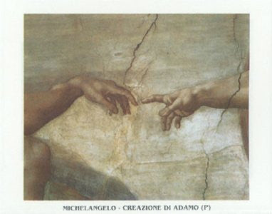 FAR31344" Michelangelo - The Creation of Adam" (21 X 32)