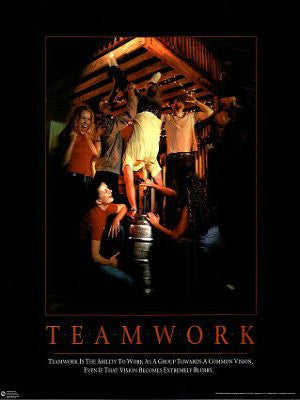 Teamwork - Kegstand (24x36) - HMR31002