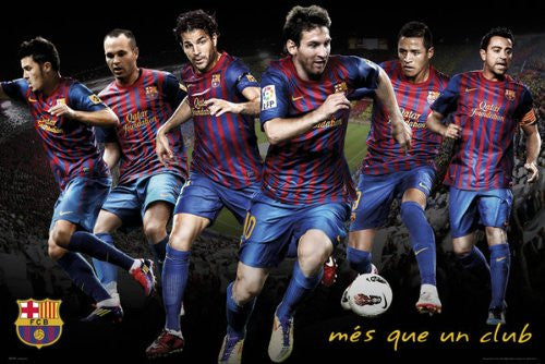 SPT33322 Barcelona - Players 11/12 (24 X 36)