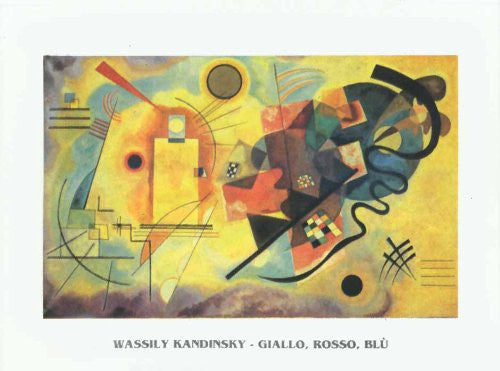 FAR31259 Kandinsky, W. - 'Yellow, Red, Blue' (20 X 28)