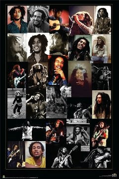 Bob Marley Collage (24x36) - MUS56026