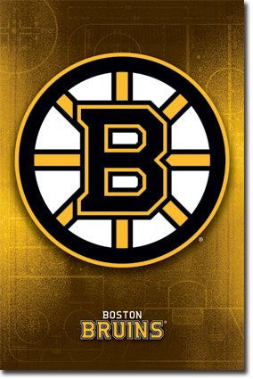 SPT44536 Boston Bruins Logo 24x36