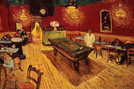 Vincent Van Gogh - 'Night Cafe with Pool Table" (24x36) - FAR00008