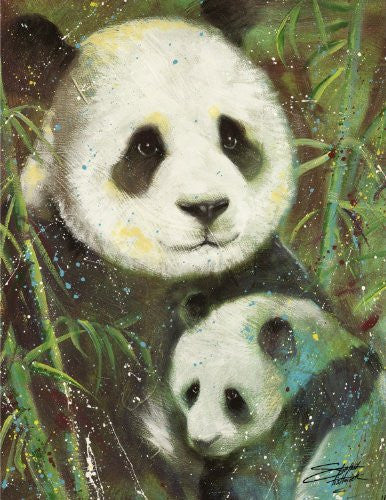 Stephen Fishwick - "Panda Love" (18x24) - CANV00013